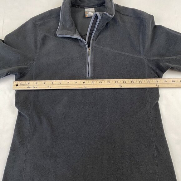 Nike ACG 1/4 Zip Fleece Pullover Women’s L Black Poly Stretch Arm Pocket Active - Picture 3 of 10